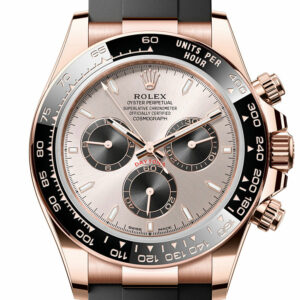 Rolex Daytona 40 Sundust and Bright Black Dial Rose Gold Mens Watch 126515LN