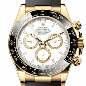 Rolex Daytona 40 White Dial Yellow Gold Mens Watch 126518LN