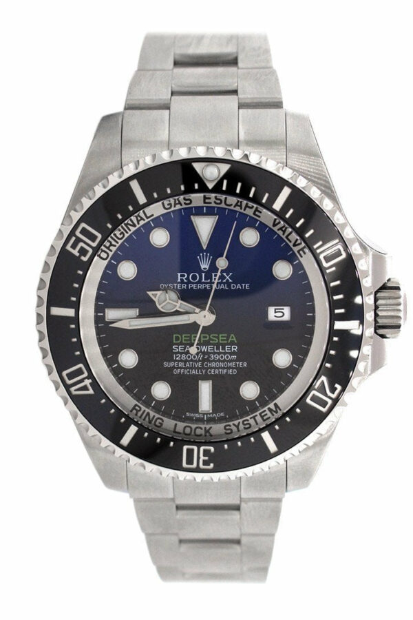 Rolex Sea Dweller Deepsea 44 Deep Blue Dial Stainless Steel Mens Watch 116660