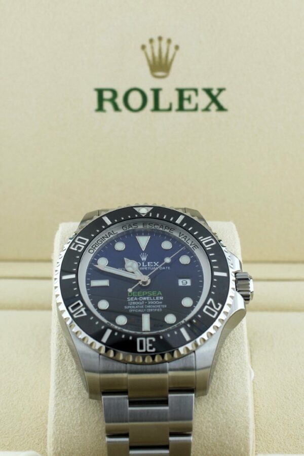 Rolex Sea Dweller Deepsea 44 Deep Blue Dial Stainless Steel Mens Watch 116660