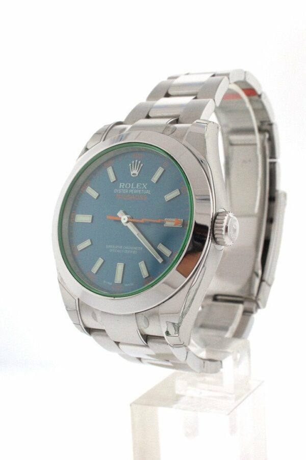 Rolex Milgauss Blue Dial Stainless Steel Mens Watch 116400Gv