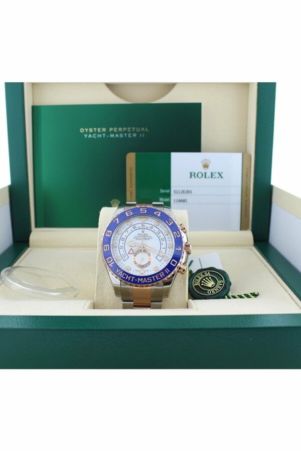 Rolex Yacht-Master Ii 44 18K Rose Gold And Steel Watch 116681