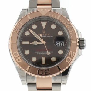 Rolex Yacht-Master 40 Chocolate Dial 18K Rose Gold Mens Watch 116621