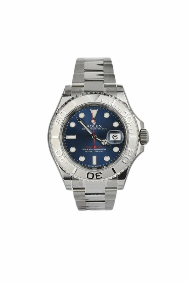 Rolex Yacht-Master 40 Blue Dial Platinum And Steel Mens Watch 116622