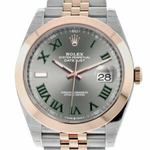 Rolex Datejust 41 Slate Dial Mens Steel And 18Kt Everose Gold Jubilee Watch 126300