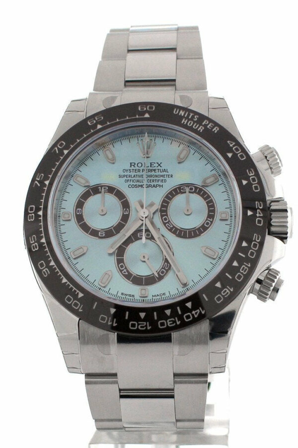 Rolex Cosmograph Daytona Ice Blue Dial Mens Watch 116506