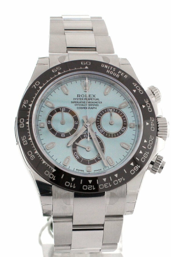 Rolex Cosmograph Daytona Ice Blue Dial Mens Watch 116506