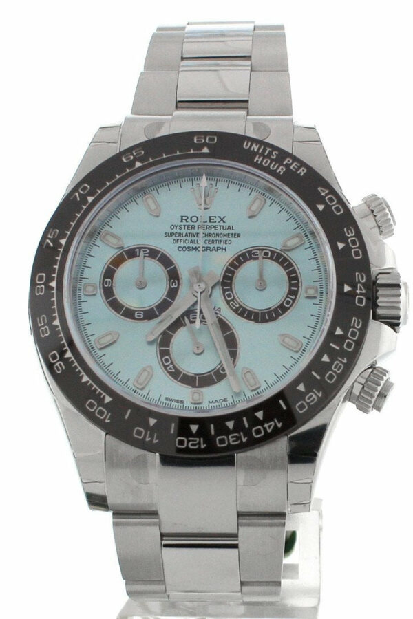 Rolex Cosmograph Daytona Ice Blue Dial Mens Watch 116506