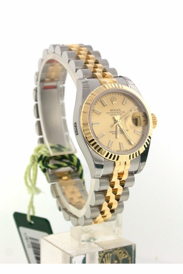 Rolex Datejust 26 Champagne Dial 18K Yellow Gold And Steel Ladies Watch 179173