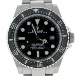 Rolex Sea Dweller Deepsea 44 Deep Black Dial Stainless Steel Mens Watch 116660