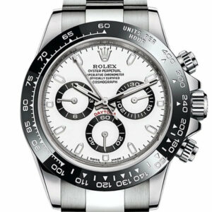 Rolex Cosmograph Daytona 40 White Dial Stainless Steel Oyster Mens Watch 116500Ln