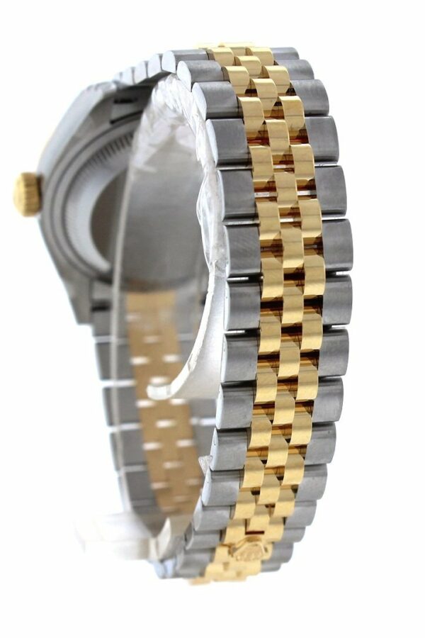 Rolex Datejust 28 Champagne Diamond Dial Fluted Yellow Gold Two Tone Jubilee Ladies Watch 279173