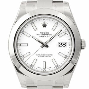 Rolex Datejust Ii White Dial Stainless Steel Oyster Automatic Mens Watch 116300