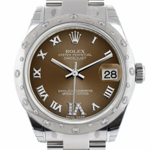 Rolex Datejust 31 Bronze Roman Large Vi Diamond Dial Dome Set With Diamonds Bezel Ladies Watch