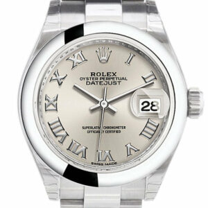 Rolex Datejust 28 Silver Roman Dial Stainless Steel Ladies Watch 279160