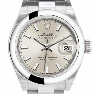 Rolex Datejust 28 Silver Dial Stainless Steel Ladies Watch 279160