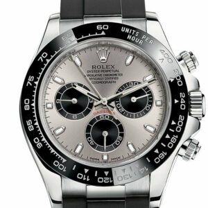 Rolex Cosmograph Daytona Steel And Black Dial Oysterflex Strap Mens Watch 116519Ln