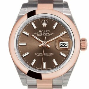 Rolex Datejust 28 Chocolate Dial Ladies Watch 279161