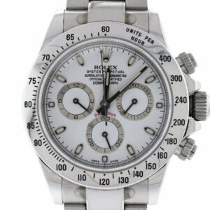 Rolex Cosmograph Daytona White Dial Stainless Steel Oyster Automatic Mens Watch 116520 / None