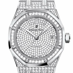 Audermars Piguet Royal Oak Pave Dial Jumbo Extra Thin White Gold 15202Bc.zz.1241Bc.01 Watch