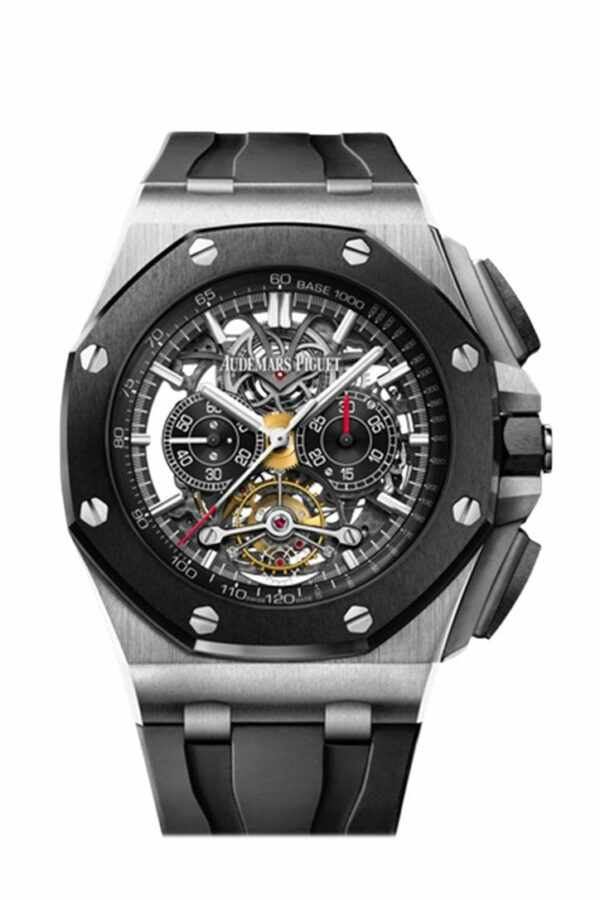 Audemars Piguet Royal Oak Offshore Tourbillon Titanium With Black Rubber Watch 26348Io.oo.a002Ca.01