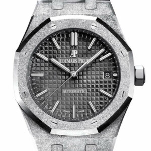 Audemars Piguet Royal Oak Frosted Gold Black Dial Ladies 18K White Watch 15454Bc.gg.1259Bc.03