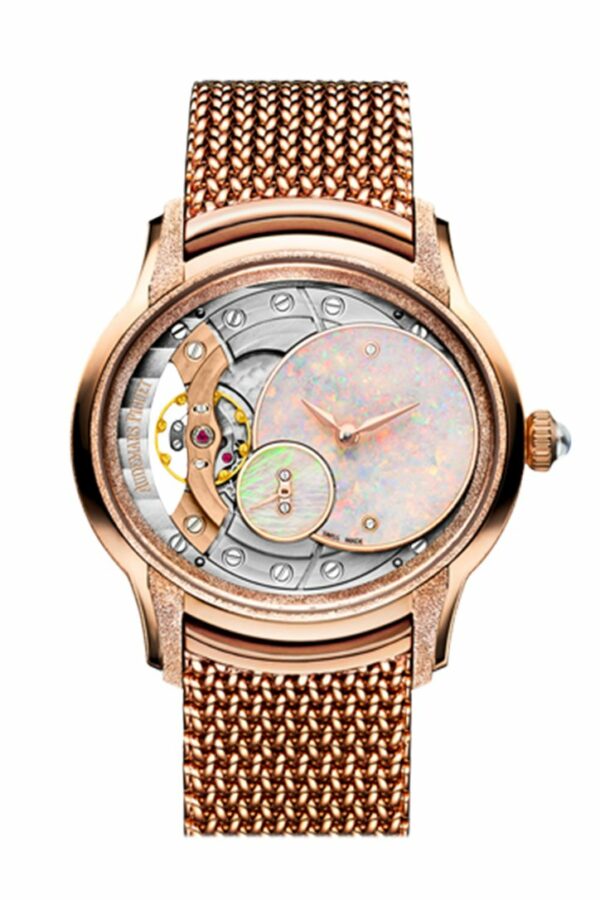 Audemars Piguet Millenary Frosted Gold Opal Dial Watch 77244Or.gg.1272Or.01