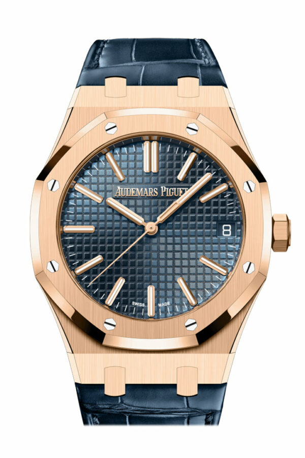 Audemars Piguet Royal Oak 41 Blue Dial 50th Anniversary Rose Gold 15510OR.OO.D315CR.01