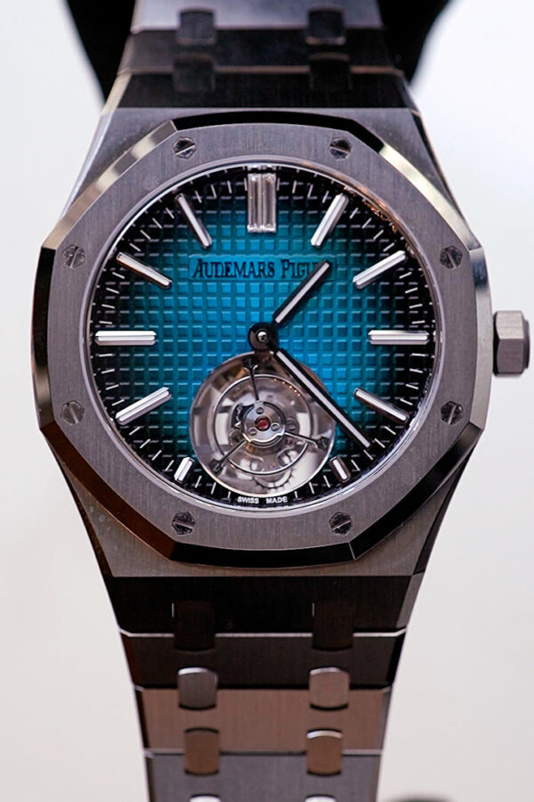 Audemars Piguet Royal Oak 41 Smoked Blue-Green dial Titanium Watch 26730TI.OO.1320TI.04