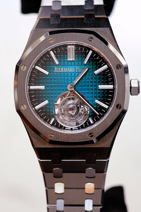 Audemars Piguet Royal Oak 41 Smoked Blue-Green dial Titanium Watch 26730TI.OO.1320TI.04