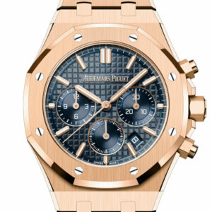 Audemars Piguet Royal Oak 38 Bleu nuit nuage 50 Dial 18-carat pink gold Watch 26715OR.OO.1356OR.01