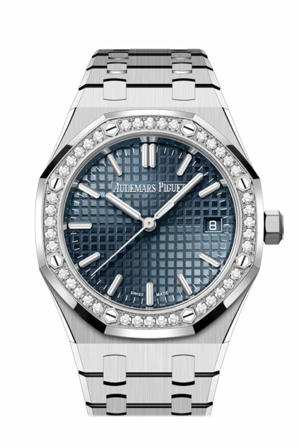 Audemars Piguet Royal Oak 34 ÒBleu nuit nuage 50Ó dial  Stainless steel Watch 77451ST.ZZ.1361ST.02