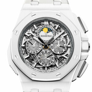 Audemars Piguet Royal Oak Offshore 44 Sapphire Dial White Rubber Strap Watch 26582CB.OO.A010CA.01