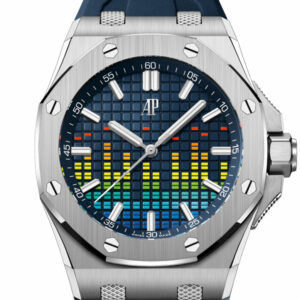 Audemars Piguet Royal Oak Offshore 43 Blue dial Blue rubber strap Watch 15600TI.OO.A343CA.01