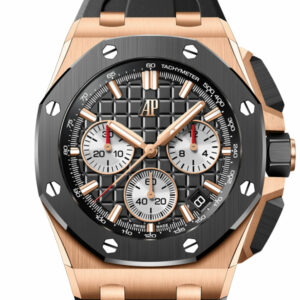 Audemars Piguet Royal Oak Offshore 43 Black dial Black rubber strap Watch 26420RO.OO.A002CA.01