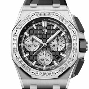 Audemars Piguet Royal Oak Offshore 43 Black dial Black rubber strap Watch 26424BC.ZZ.D002CA.01