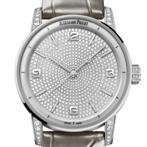 Audemars Piguet Code brilliant-cut diamonds Dial White Gold Watch 15210BC.ZZ.D128CR.01