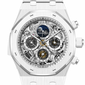 Audemars Piguet Royal Oak Sapphire Dial White external zone of counters White Ceramic Watch 26605CB.OO.1248CB.01