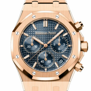 Audemars Piguet Royal Oak Bleu nuit nuage 50 Pink Gold Watch 26240OR.OO.1320OR.05