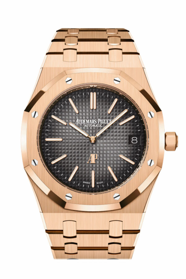 Audemars Piguet Royal Oak Jumbo Extra Thin Rose Gold Grey Dial  Watch 16202OR.OO.1240OR.02