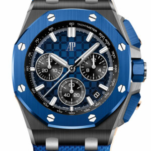 Audemars Piguet Royal Oak Offshore 43 Chronograph Ceramic Blue Dial Watch 26420CE.OO.A043VE.01