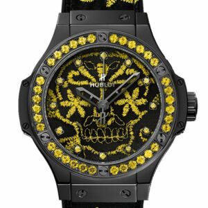 Hublot Big Bang 41Mm Broderie Sugar Skull Fluo Sunflower Watch 343.cy.6590.nr.1211 Black / None