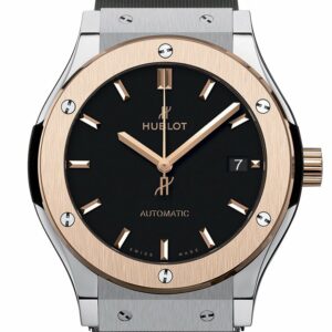 Hublot Classic Fusion Black Dial Rubber 45Mm Mens Watch 511.no.1181.rx