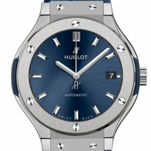 Hublot Classic Fusion Blue Sunray Dial Titanium 38Mm Automatic Mens Watch 565.nx.7170.lr