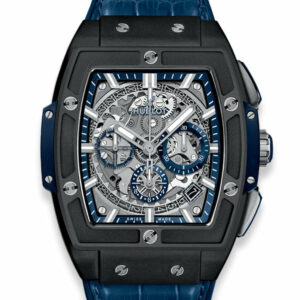 Hublot Spirit Of Big Bang Black Ceramic Blue Mens Watch 641.ci.7170.lr