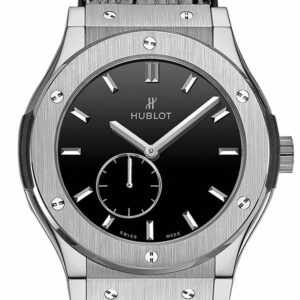 Hublot Classic Fusion Black Dial Titanium Mens Watch 515.nx.1270.lr