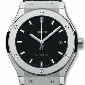 Hublot Classic Fusion Automatic Black Dial Titanium Mens Watch 542.nx.1171.lr