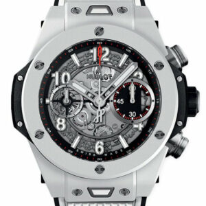 Hublot Big Bang Unico Mat Black Dial Ceramic Chronograph Mens Watch 441.hx.1170.rx