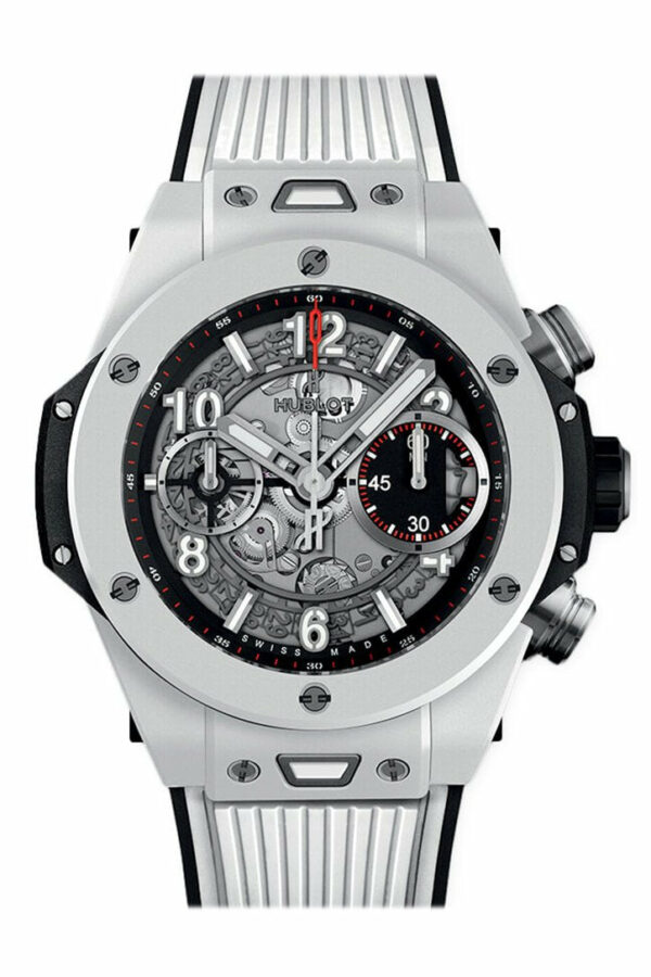 Hublot Big Bang Unico Mat Black Dial Ceramic Chronograph Mens Watch 441.hx.1170.rx