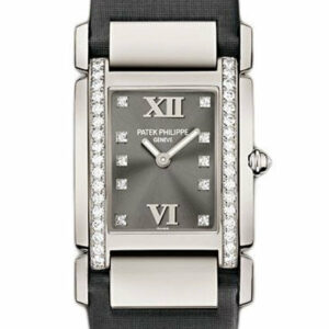 Patek Philippe Twenty Four Medium Eternal Gray Dial 18 Carat White Gold Ladies Watch 4920G-001